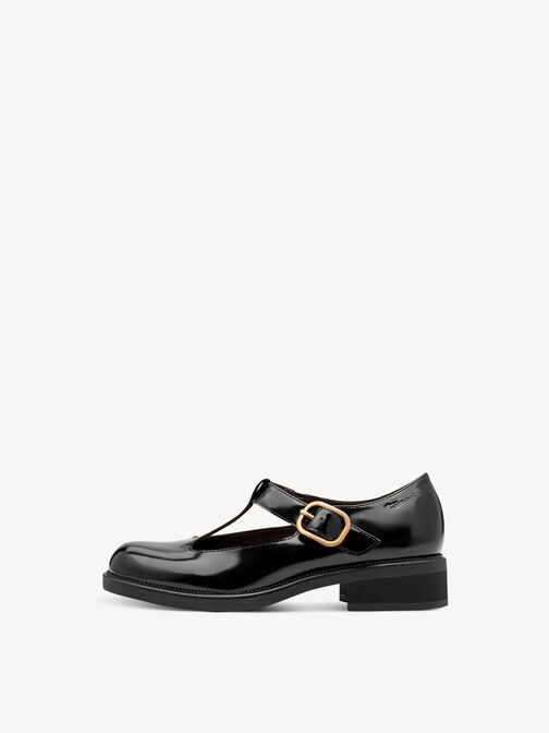 Slipper, BLACK PATENT, hi-res