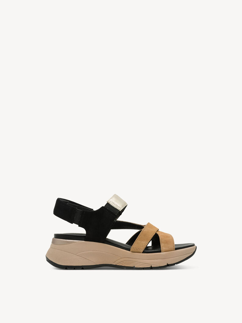Heeled sandal, BLACK COMB, hi-res