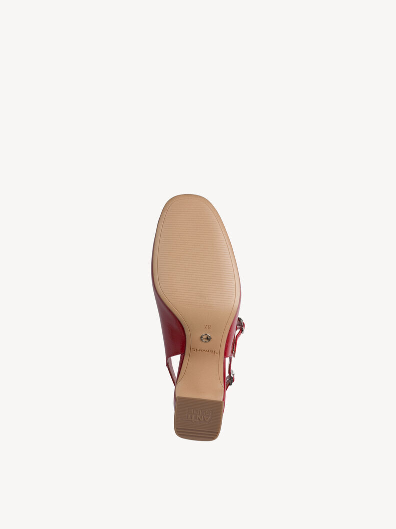 Slingpumps - rot, RED PATENT, hi-res