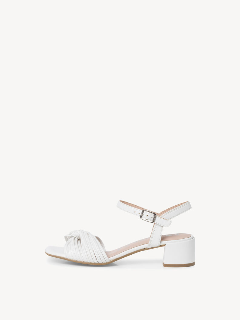Sandalette - weiß, WHITE, hi-res