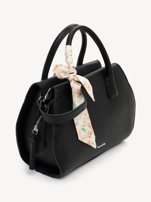 Shopping bag, black, hi-res