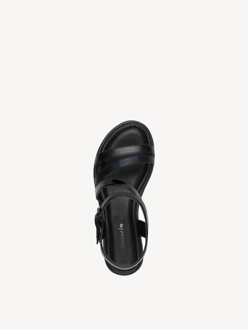 Heeled sandal, BLACK, hi-res