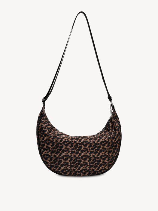 Schoudertas, black/brown, hi-res