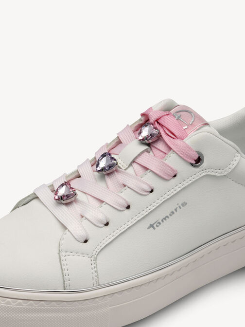 Sneaker, WHITE/PINK, hi-res