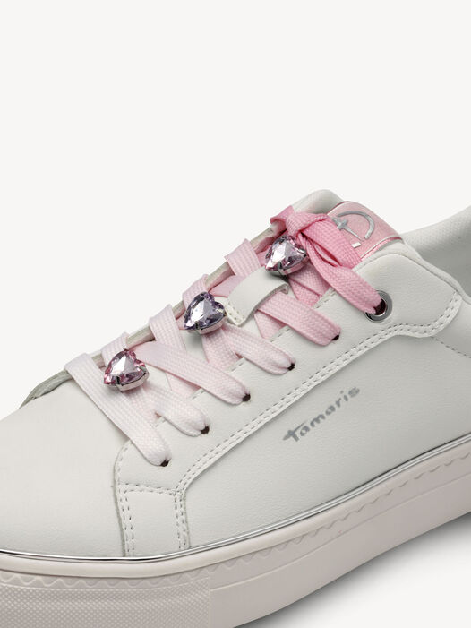 Sneaker, WHITE/PINK, hi-res