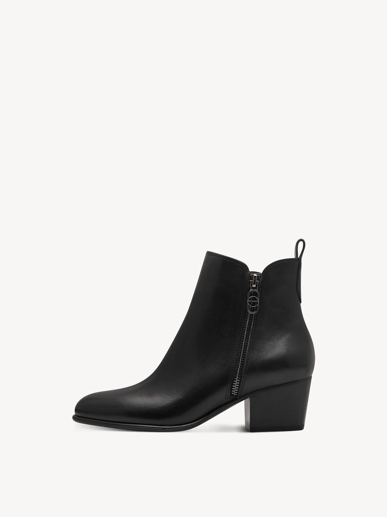 Stiefelette - schwarz, BLACK UNI, hi-res