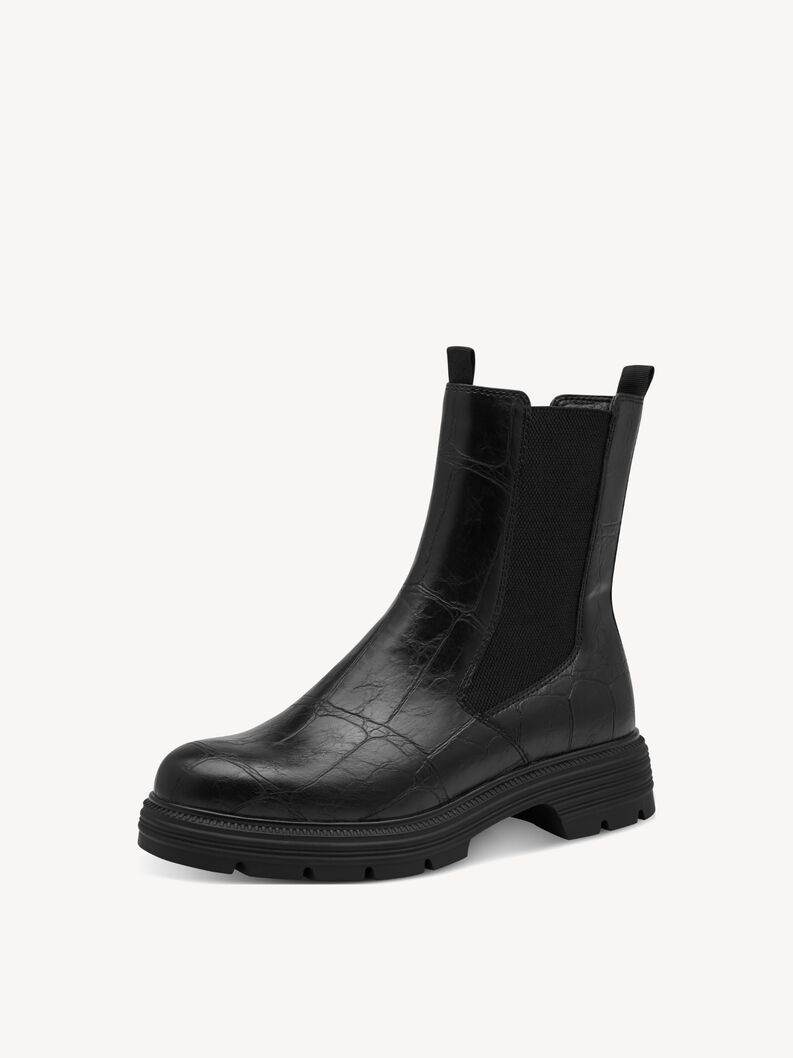 Chelsea boot - black, BLACK CROCO, hi-res