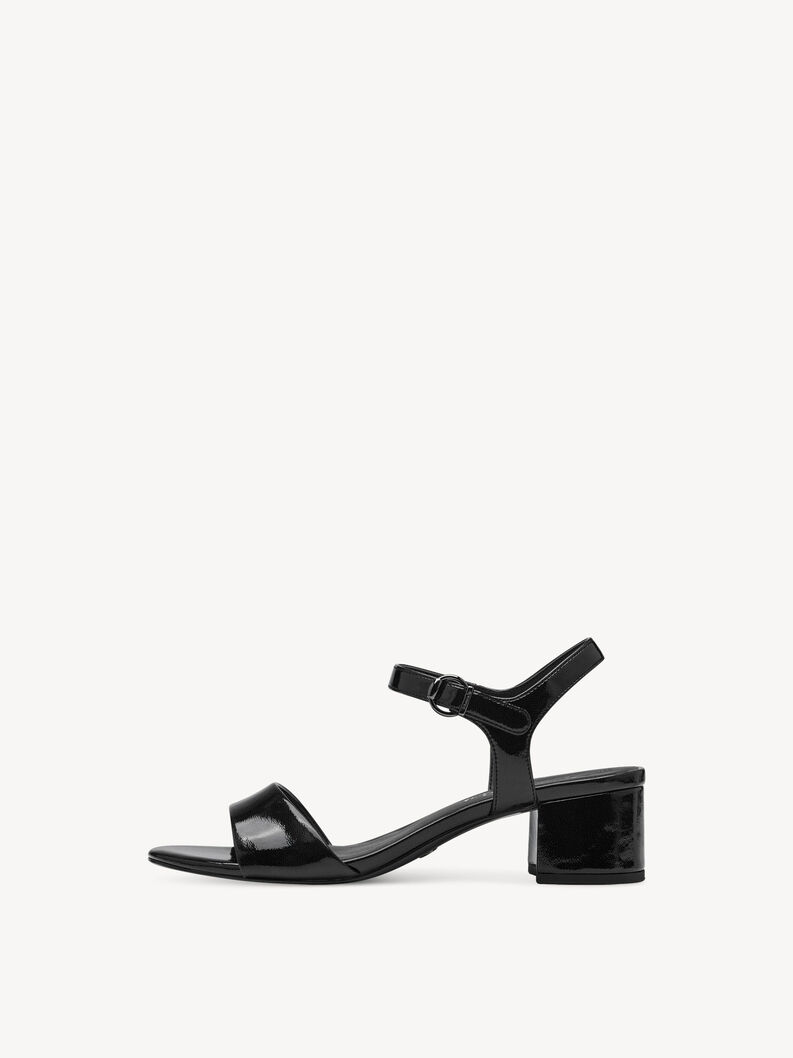 Sandalo - nero, BLACK PATENT, hi-res