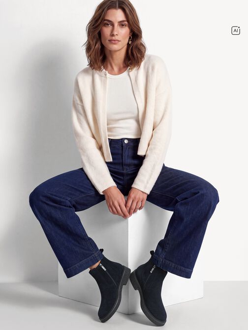 Chelsea boot, NAVY, hi-res