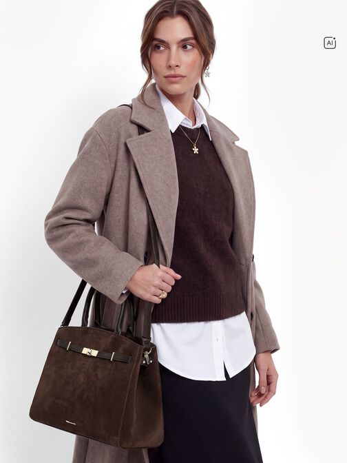 Shopper, brown, hi-res
