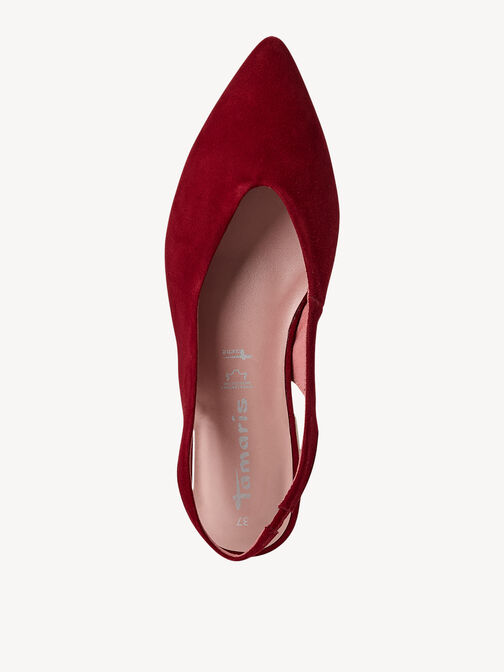sling pumps, CHERRY, hi-res