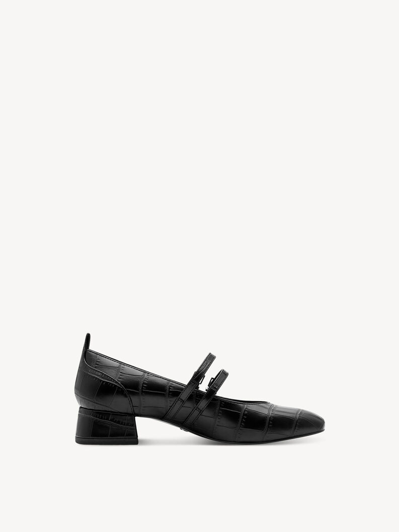 Escarpin - noir, BLACK CROCO, hi-res