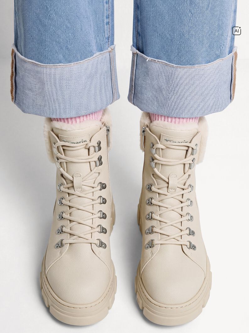 Bootie - beige warm lining, ANTELOPE, hi-res