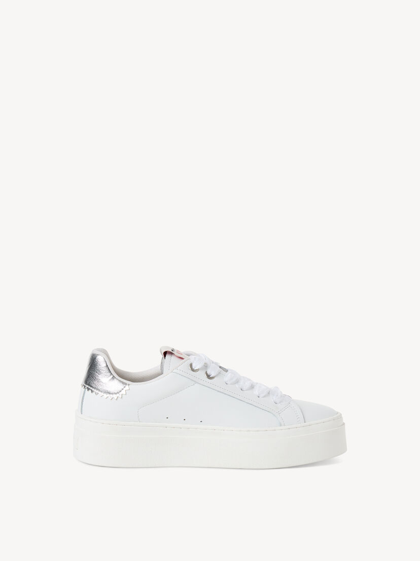 Sneaker - wit, WHITE LEATHER, hi-res