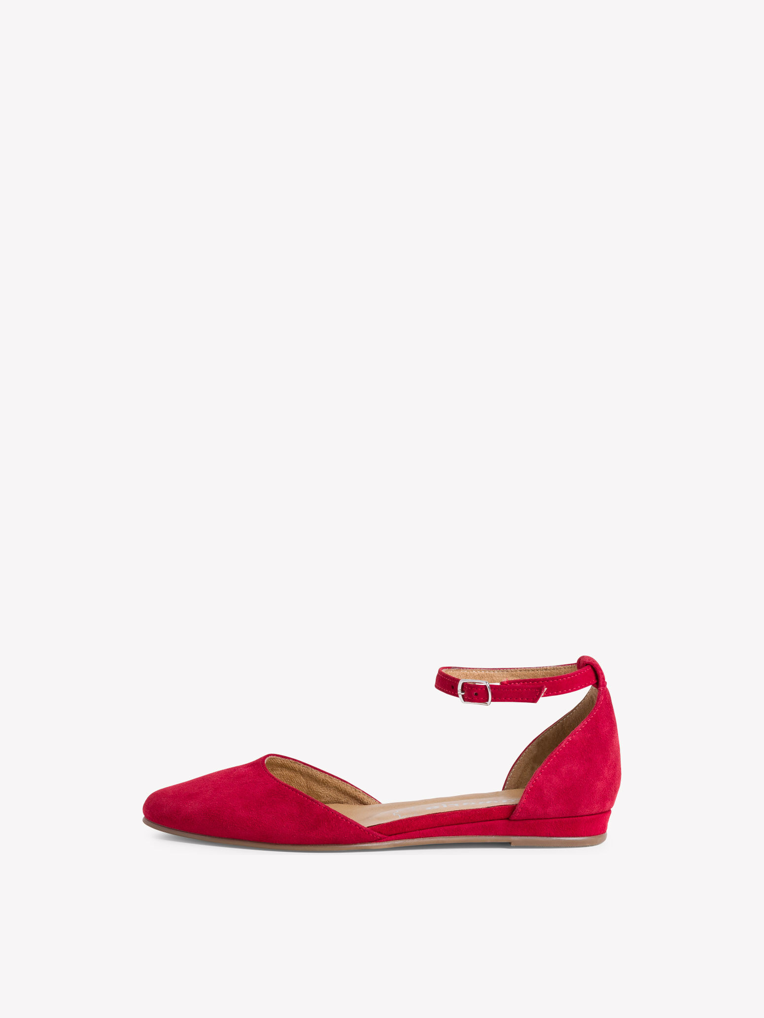 Leather Ballerina - red 1-1-24231-24 