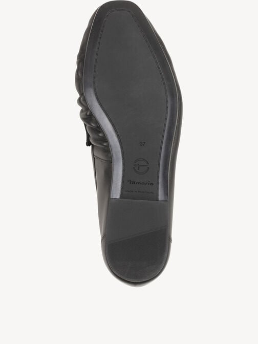 Mocassin, BLACK LEATHER, hi-res