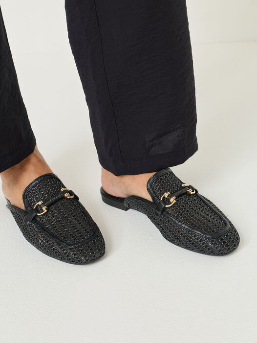 Slipper, BLACK, hi-res