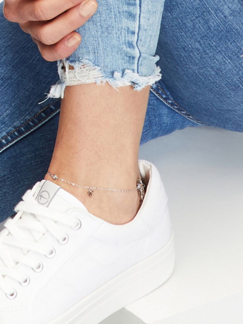 Enkelband - zilver, Silber, hi-res