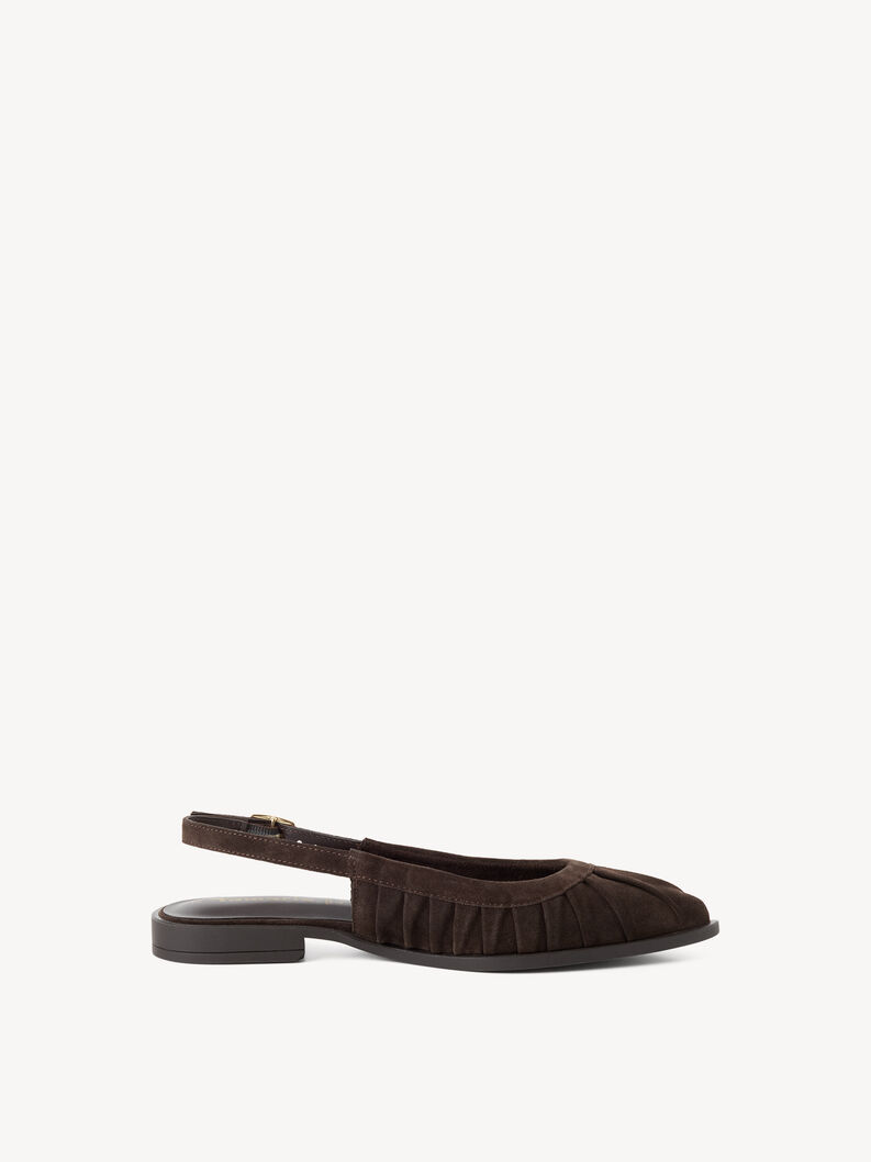 Leren Slingpumps - bruin, 304, hi-res