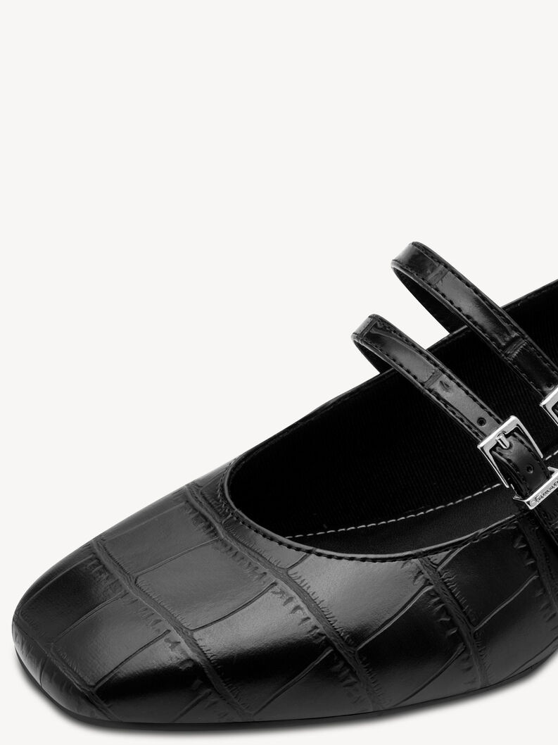 Escarpin - noir, BLACK CROCO, hi-res