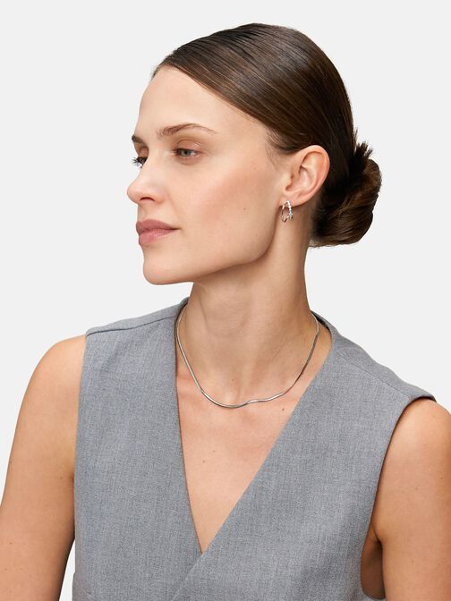 Halskette, silber, hi-res