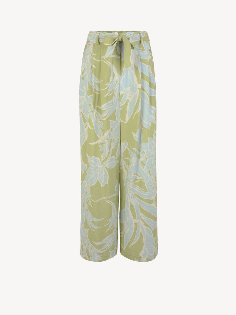 Trousers - green, Nile Starlight Blue AOP, hi-res