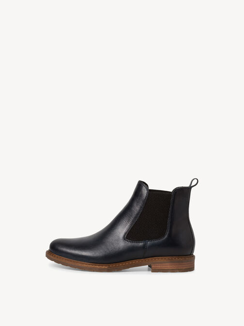 Chelsea boot, NAVY LEATHER, hi-res