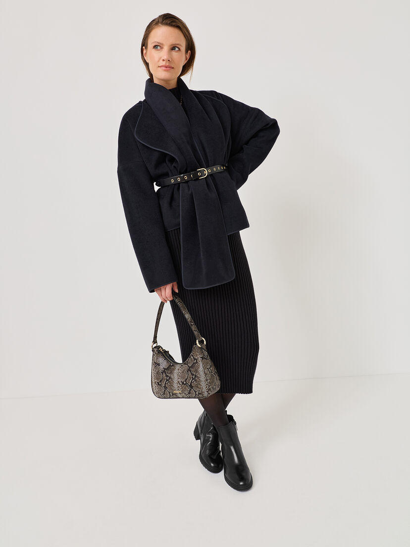 Leren Chelseaboot - zwart, BLACK, hi-res