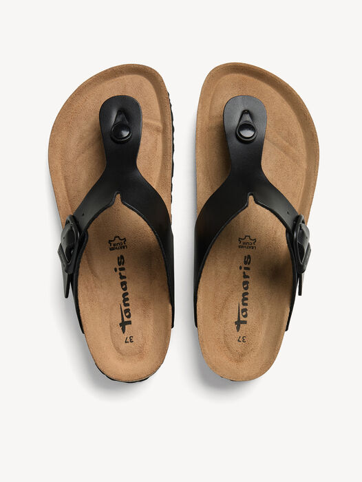 Slipper, BLACK, hi-res