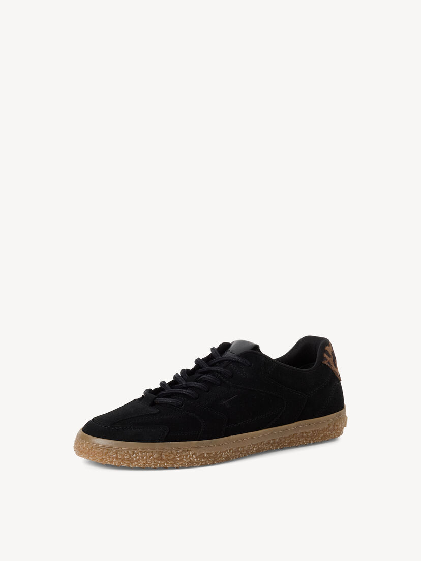 Leren Sneaker - zwart, BLACK COMB, hi-res