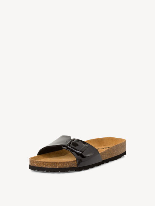 Mule, BLACK PATENT, hi-res