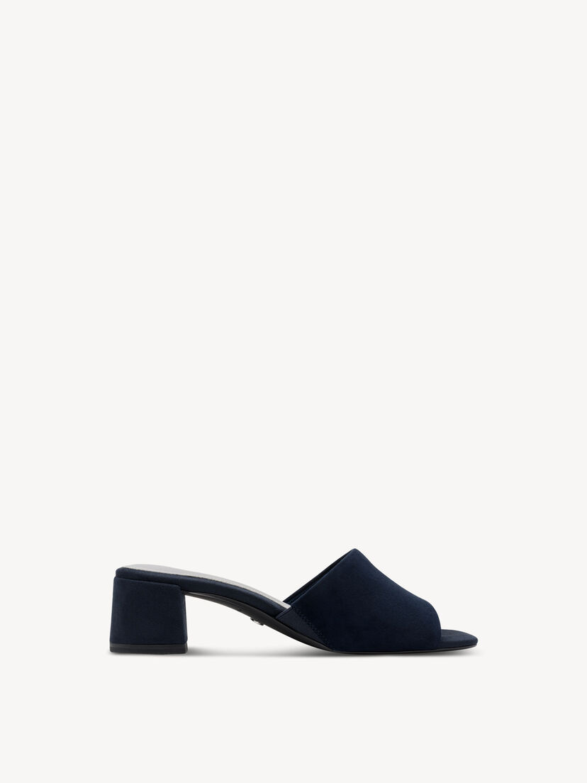 Leren Slipper - blauw, NAVY SUEDE UNI, hi-res