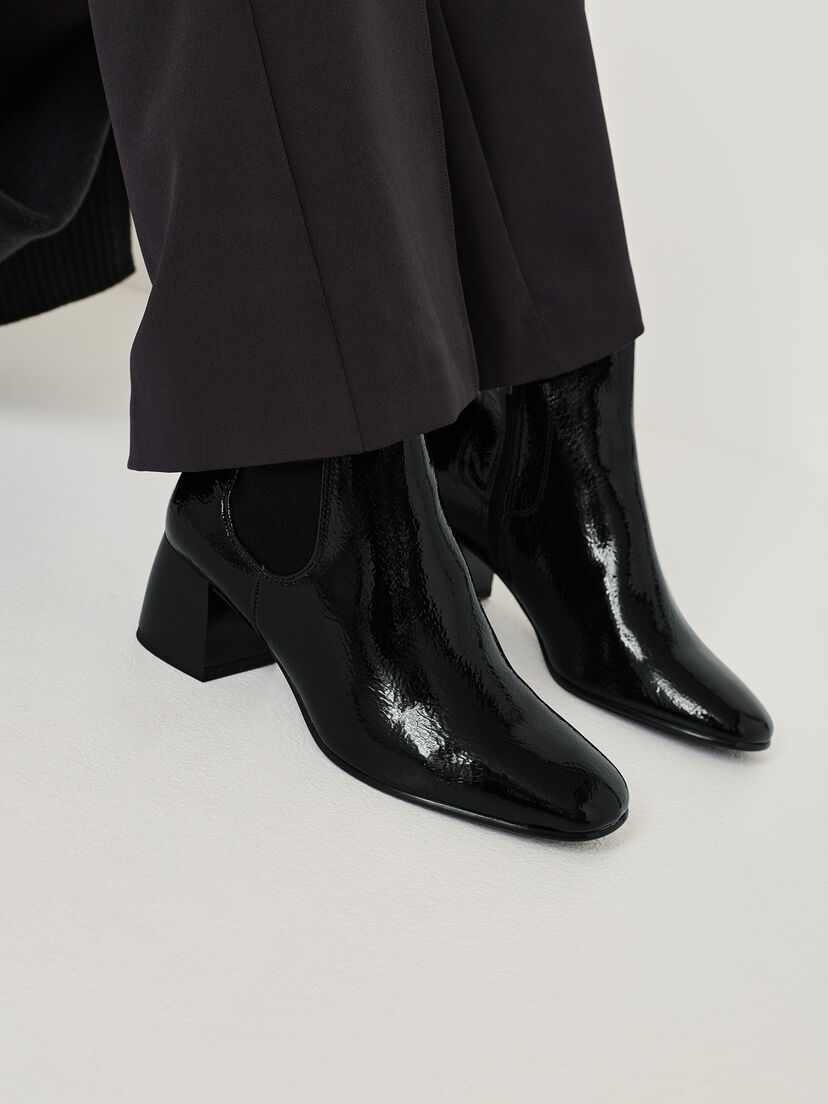 Chelseaboot, BLACK PATENT, hi-res