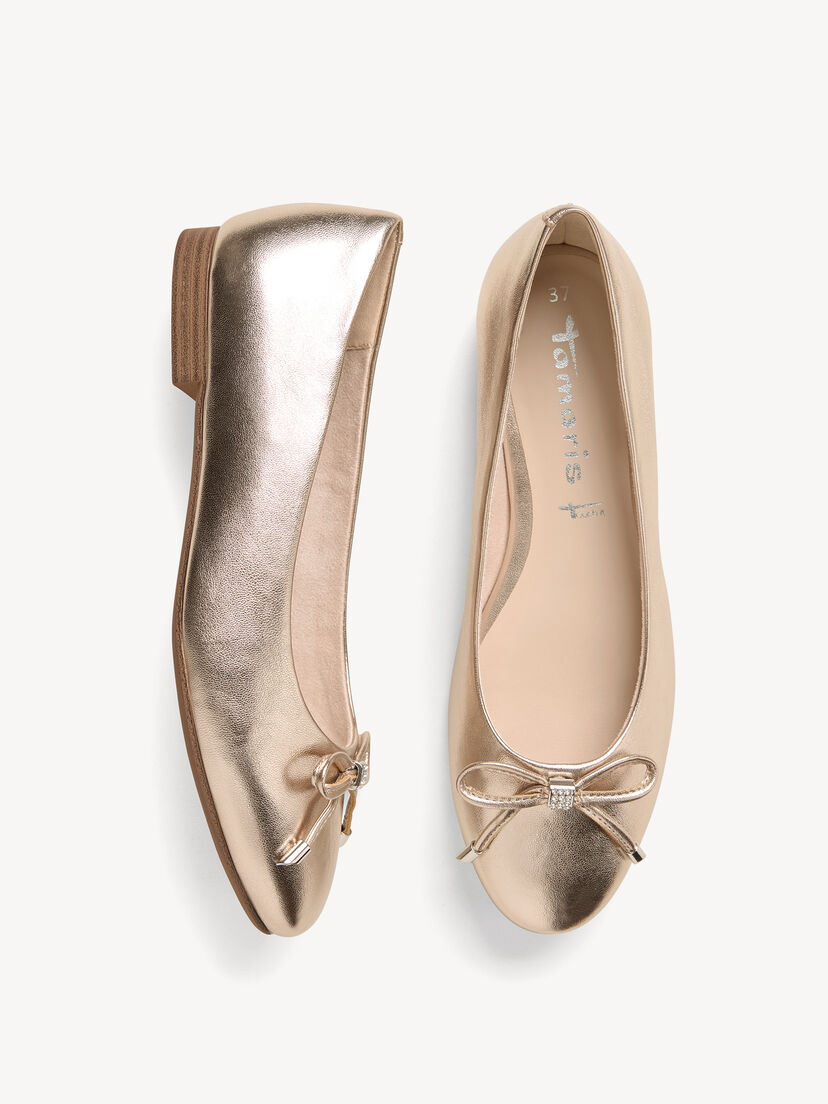 Ballerina - goud, LIGHT GOLD, hi-res