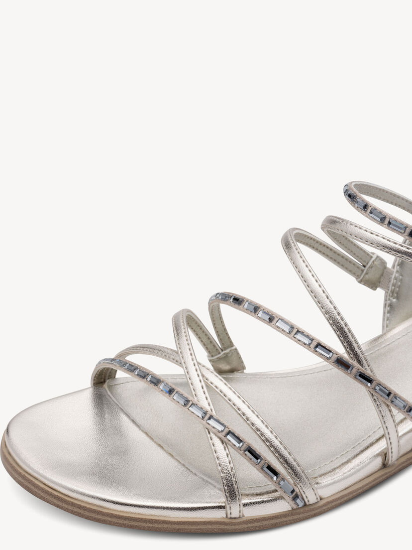 Sandaal - metallic, PLATINUM, hi-res