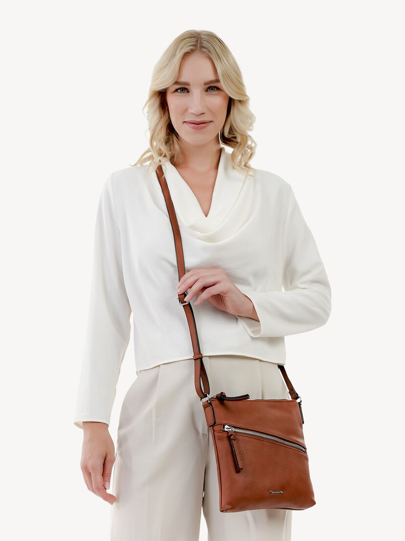 Schoudertas - bruin, cognac, hi-res