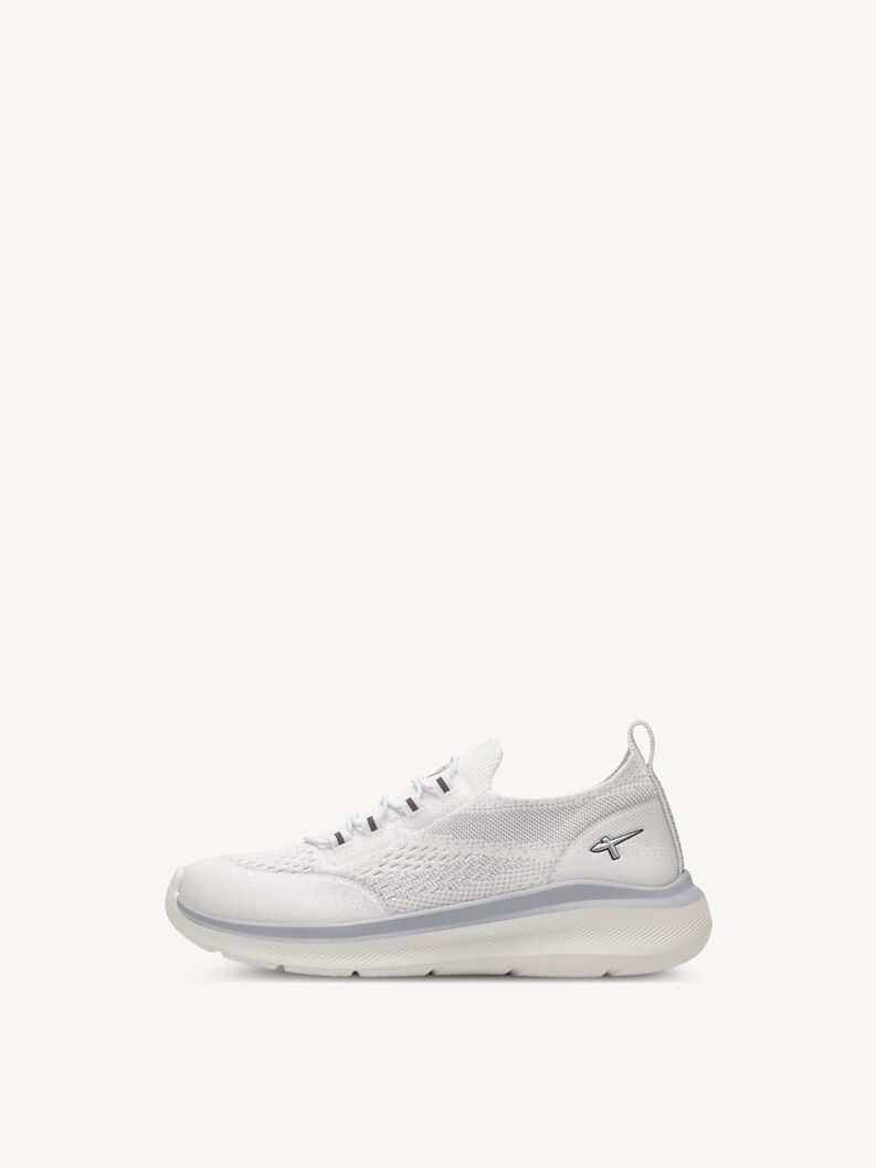 Sneaker - white, WHITE/LT GREY, hi-res
