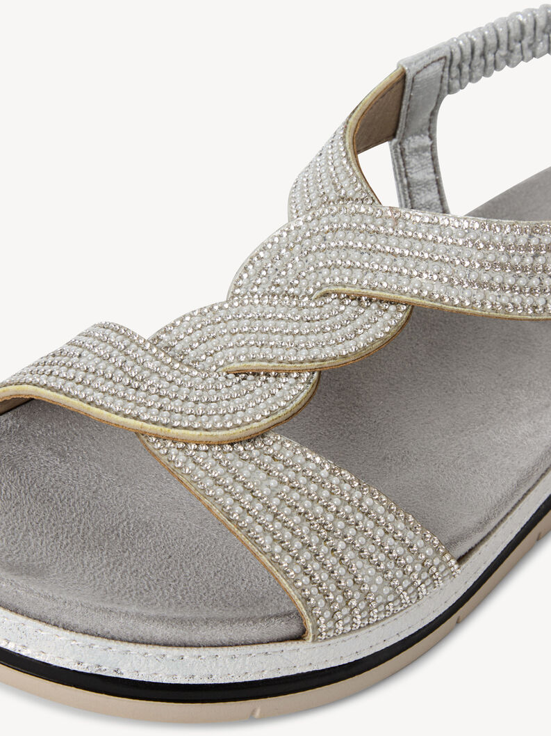 Sandale à talon, SILVER COMB, hi-res