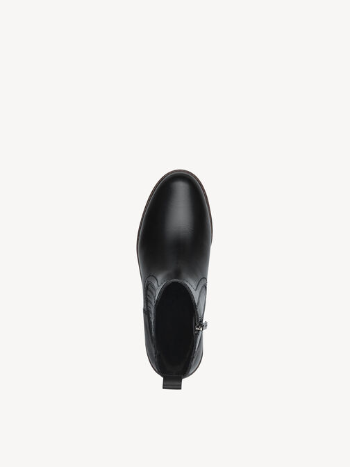 Chelsea boot, BLACK LEATHER, hi-res
