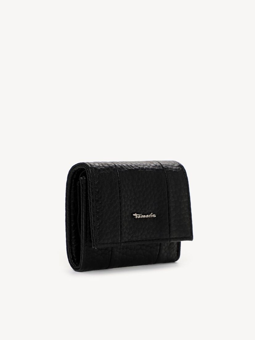 Portemonnee - zwart, black, hi-res