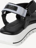 Heeled sandal - undefined, BLK LEA./WHITE, hi-res