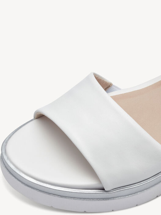 Sandaaltje, WHITE/SILVER, hi-res