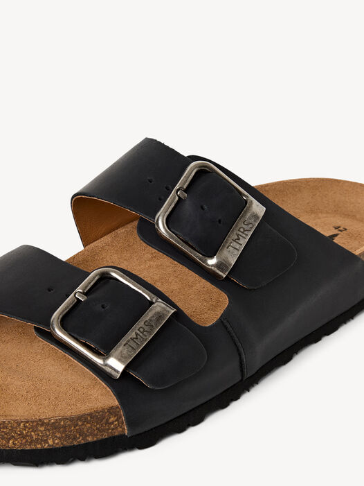 Slipper, BLACK PULL-UP, hi-res