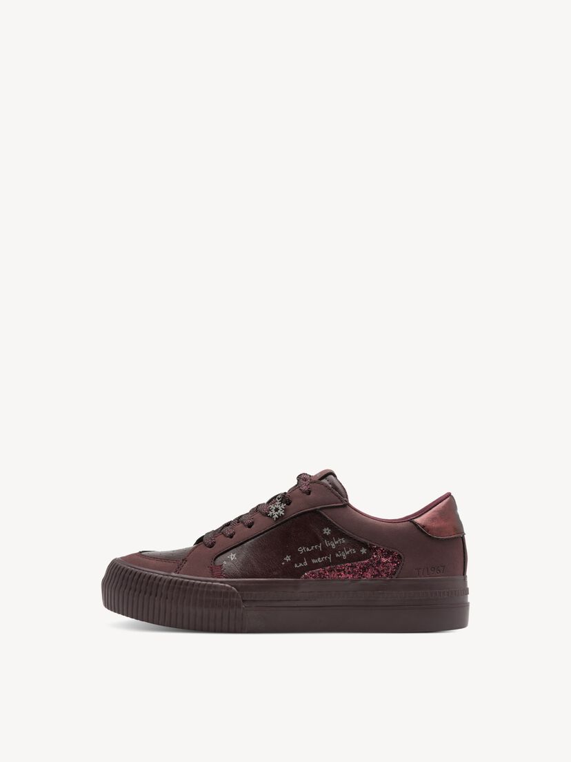 Sneaker - rood, MERLOT, hi-res