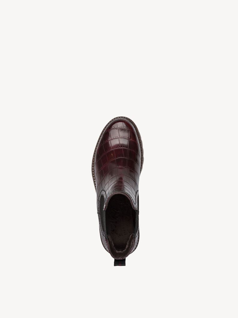 Chelsea Boot - rot, BORDEAUX CROCO, hi-res