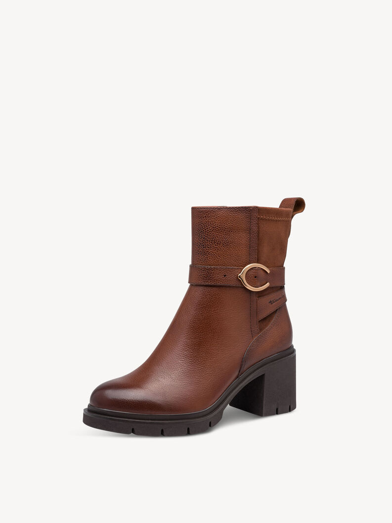 Bootie - brown, cognac, hi-res