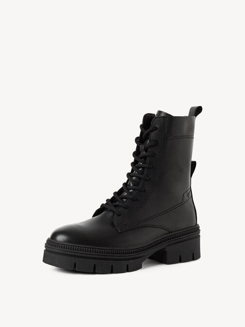Bottine, BLACK LEATHER, hi-res