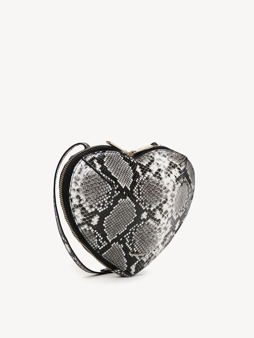 Schoudertas - wit, white-snake, hi-res