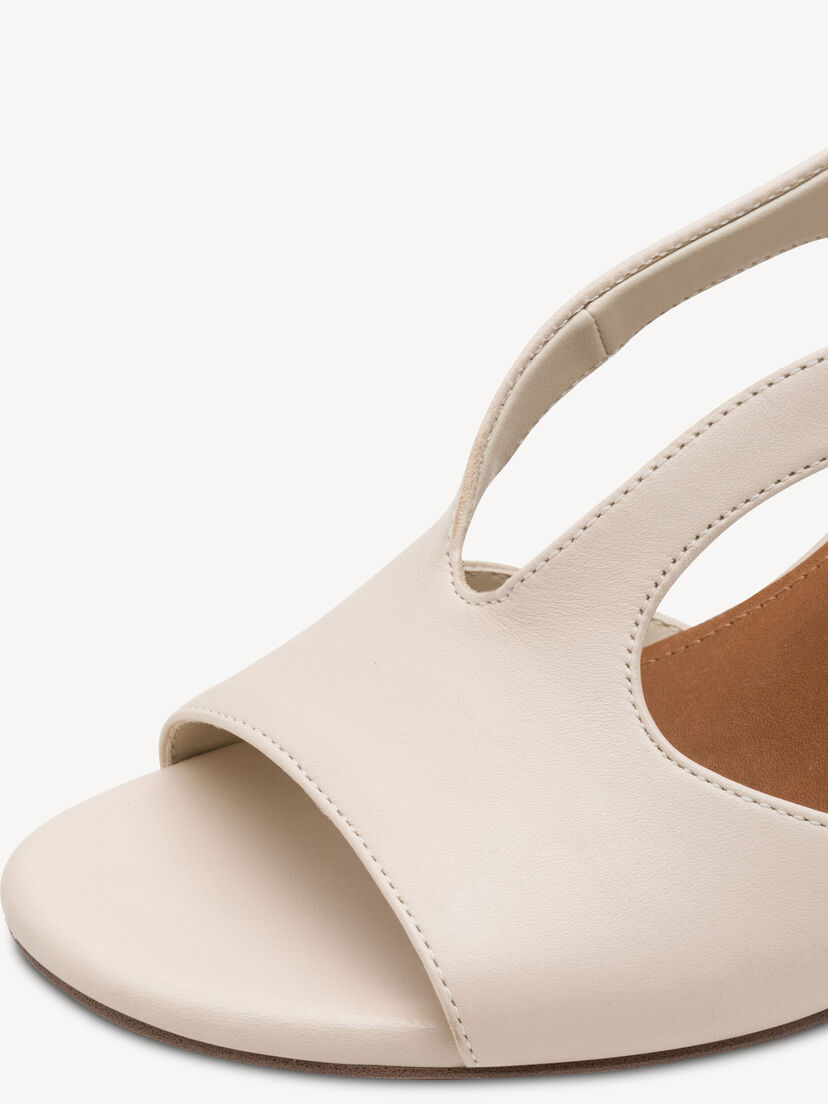 Leren Sandaaltje - beige, 418, hi-res