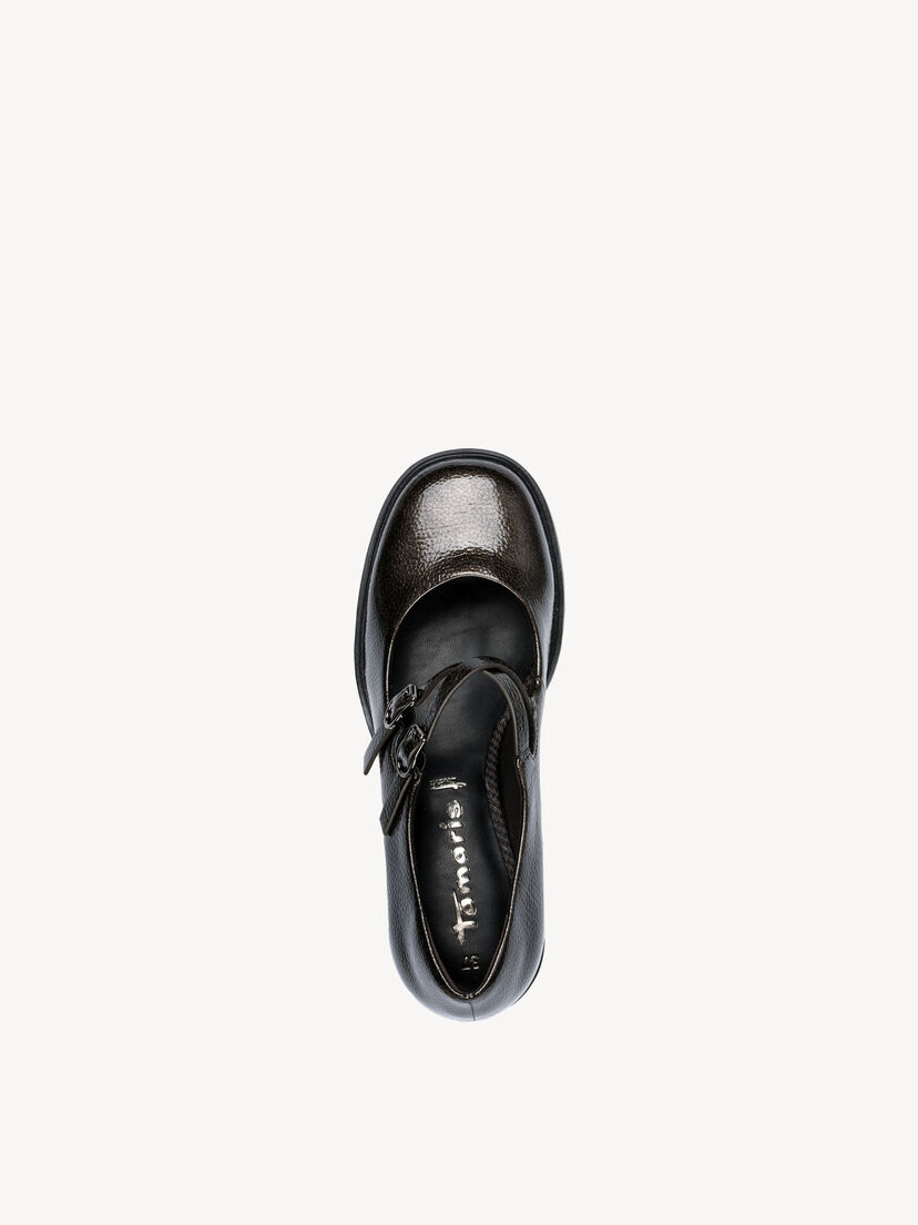 Pumps - metallic, PEWTER, hi-res